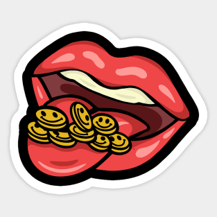 Smile and lips Sticker